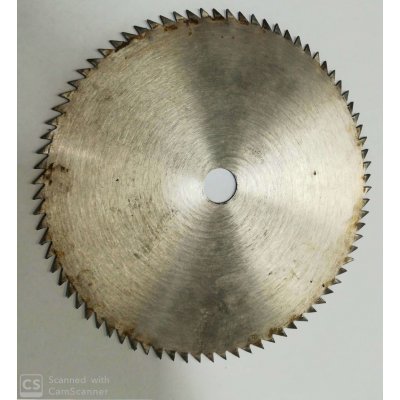 Disco per legno Ø 150 in acciaio 80 denti foro 15 mm