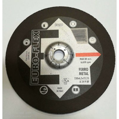 Disco per sbavatura ferro/inox Ø 230 x 6,5 mm foro 22,23