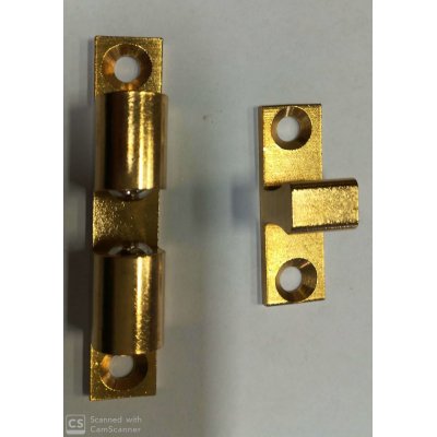 Cricchetto a 2 sfere mm 11 x 60 regolabile in ottone