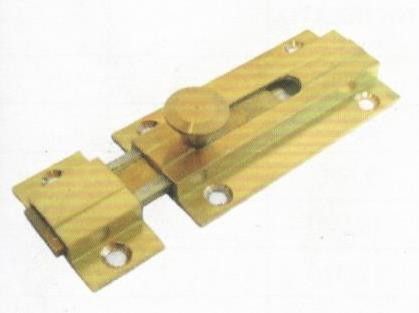 Catenaccio sagomato piatto mm  50 in ottone base 31 mm