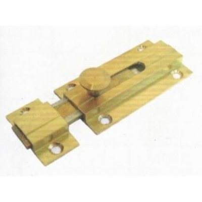 Catenaccio sagomato piatto mm 60 in ottone base 31 mm