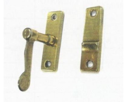 Tavellino alla romana sporgenza mm 20 in ottone
