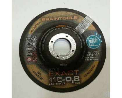 Disco RHODIUS XT38 per taglio inox Ø 115 x 0,8 mm foro 22,23