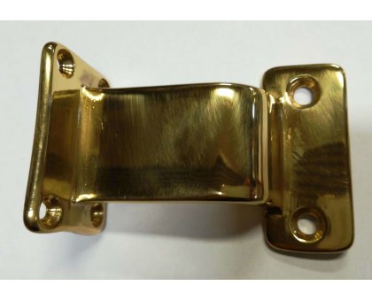 Supporto corrimano a base piana ottone lucido