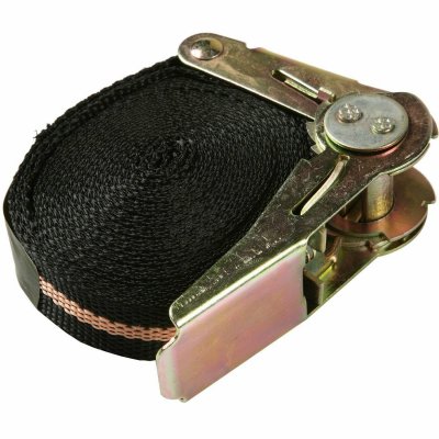 Cinghia con cricco cm 2,5x5 mt carico max 122 kg