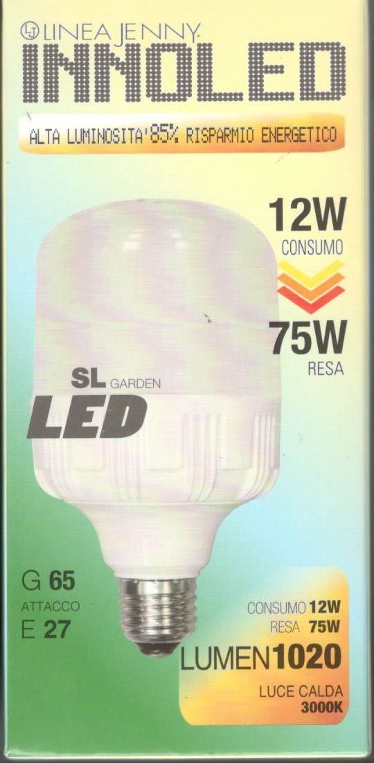 Lampadina LED modello SL 12w E27 3000K