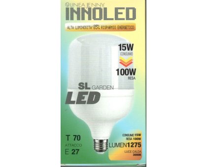Lampadina LED modello SL 15w E27 3000K