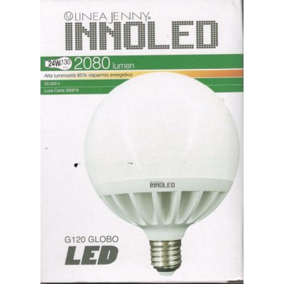 Lampadina LED GLOBO 24w E27 Luce calda 3000 K