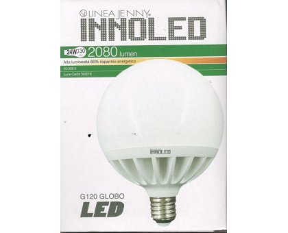 Lampadina LED GLOBO 24w E27 Luce calda 3000 K