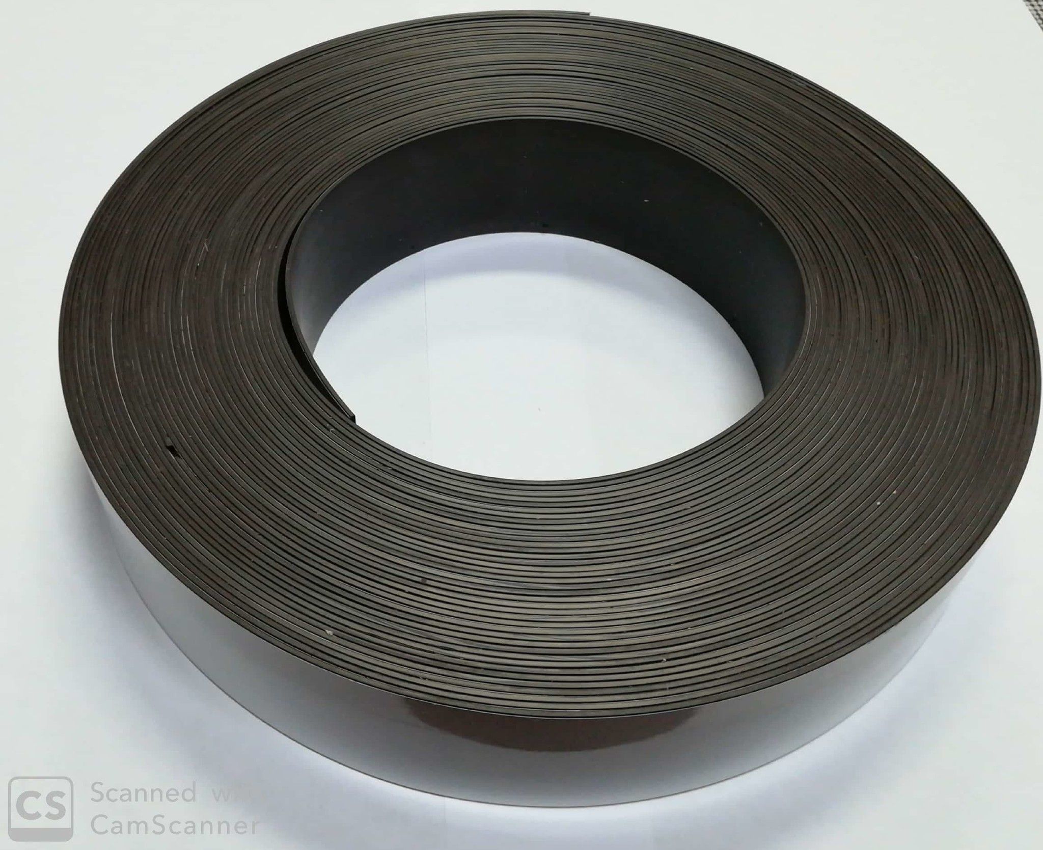 Etichetta magnetica bianca mm 40 x1,2 flessibile