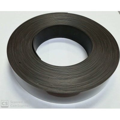 Etichetta magnetica bianca mm 40 x1,2 flessibile