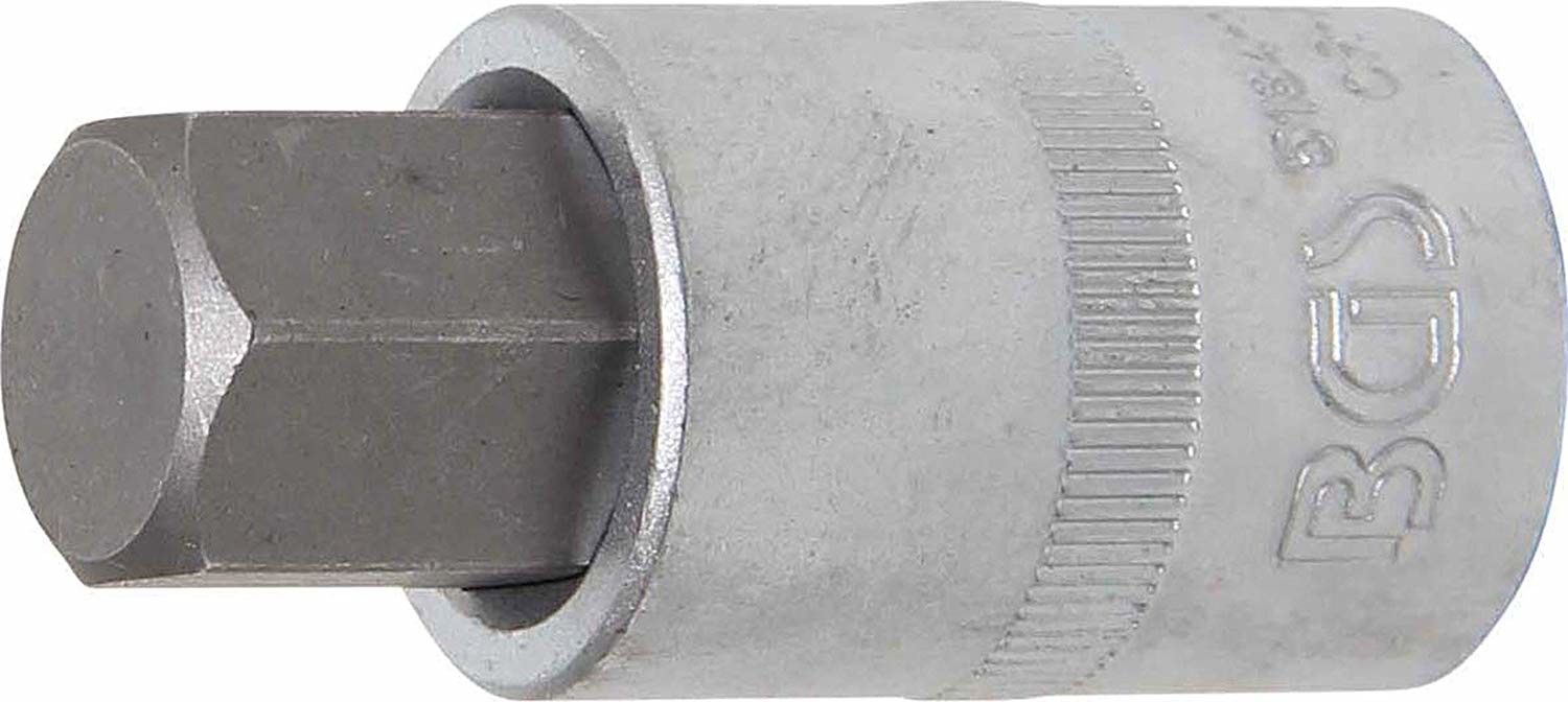 Chiave a bussola ESAGONALE mm 17x55 attacco 1/2" BGS