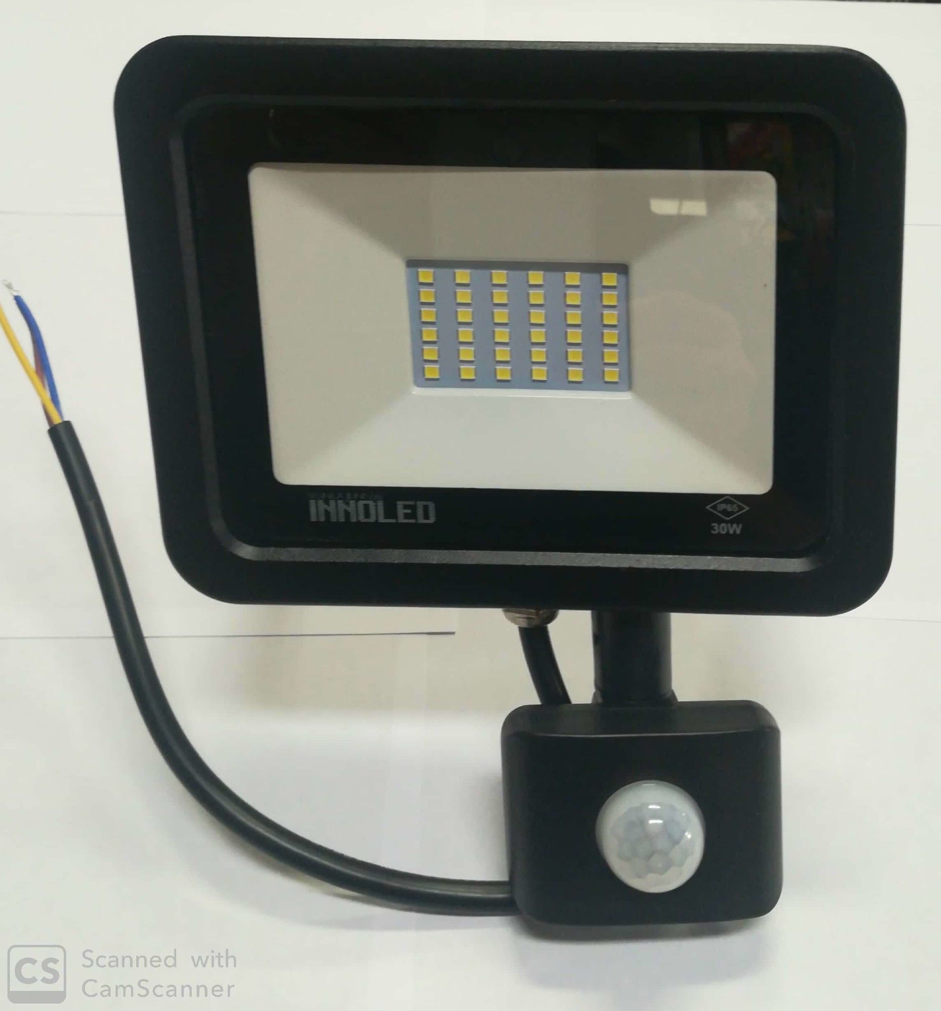 Proiettore LED con sensore SLIM 30 w IP65 6500 K INNOLED