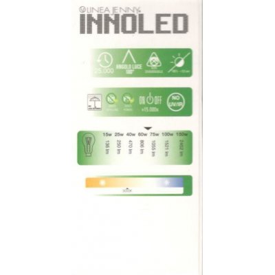 Lampadina LED SFERA 9w E14 Luce calda 3000 K