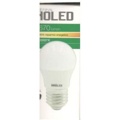 Lampadina LED SFERA 7w E27 Luce calda 3000 K