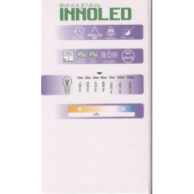 Lampadina FILOLED SFERA 6w E27 Luce calda 3000K