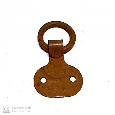 Attaccaglia mod. CAMPANELLA in ferro arruginito