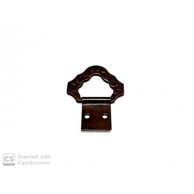 Attaccaglia mod. BAROCCO in ferro bronzato