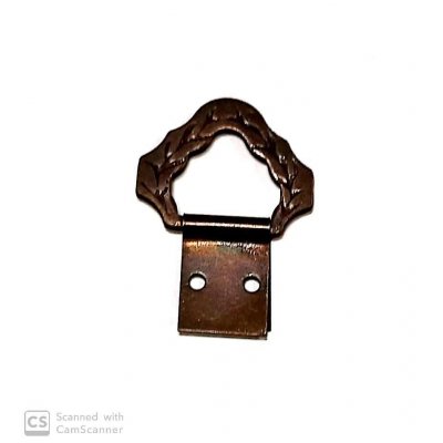 Attaccaglia mod. BAROCCO in ferro bronzato