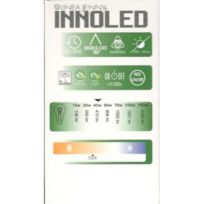 Lampadina LED SFERA 6w E14 Luce calda 3000 K