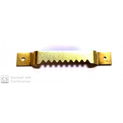 Attaccaglia mod. PONTICELLO in ferro ottonato