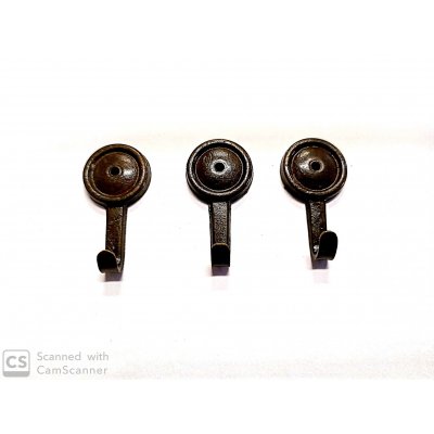 Attaccaglia mod. MEDAGLIA in ottone bronzato