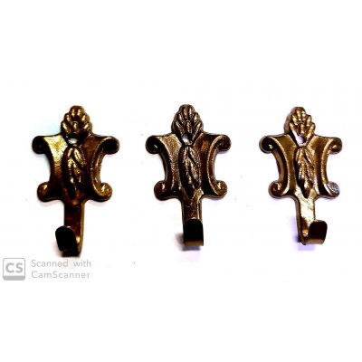 Attaccaglia mod. IMPERO in ottone lucido