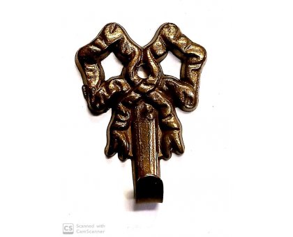 Attaccaglia mod. FIOCCO in ottone lucido
