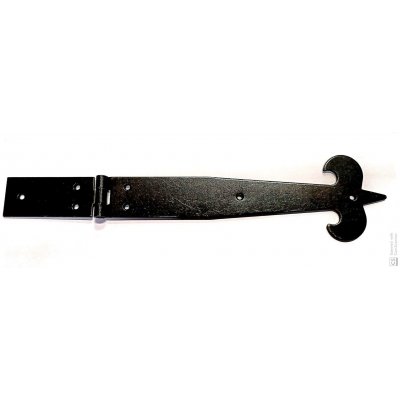 Cerniera mod. GIGLIO in ferro brunito con snodo centrato mm 275