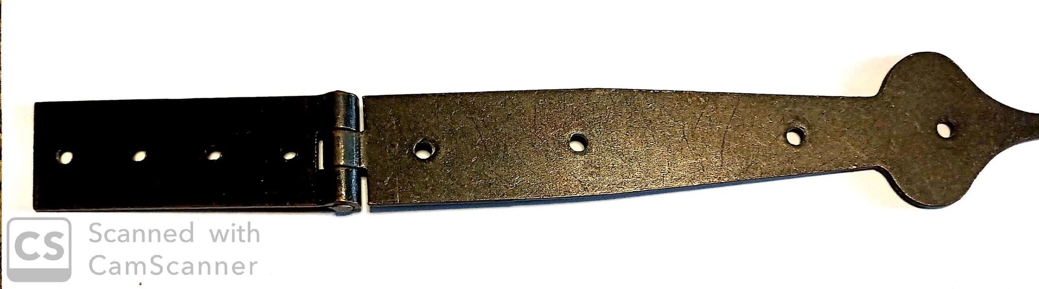 Cerniera mod. LANCIA in ferro brunito con snodo centrato mm 280