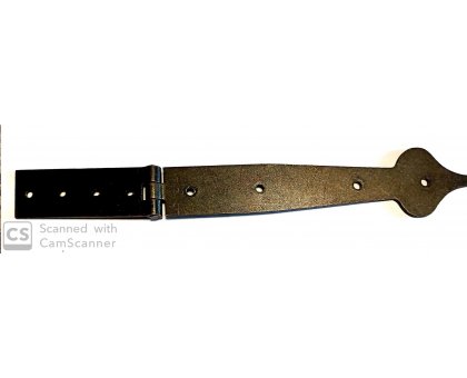 Cerniera mod. LANCIA in ferro brunito con snodo centrato mm 280