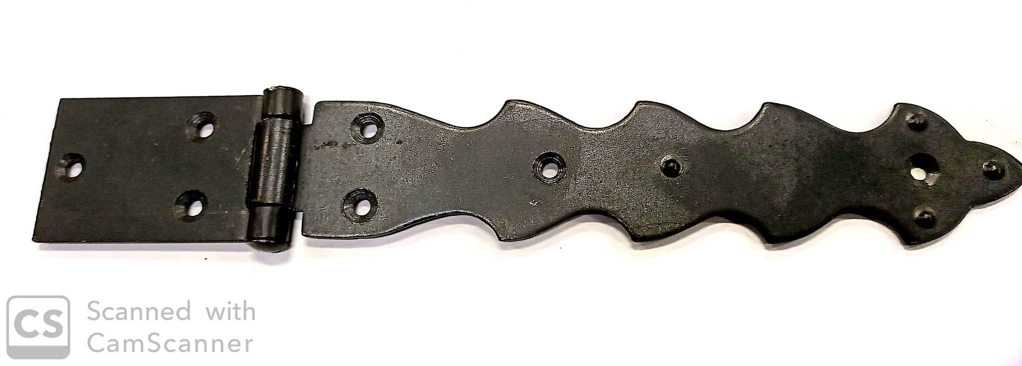 Cerniera mod. SEGHETTATA in ferro brunito con snodo centrato mm 230