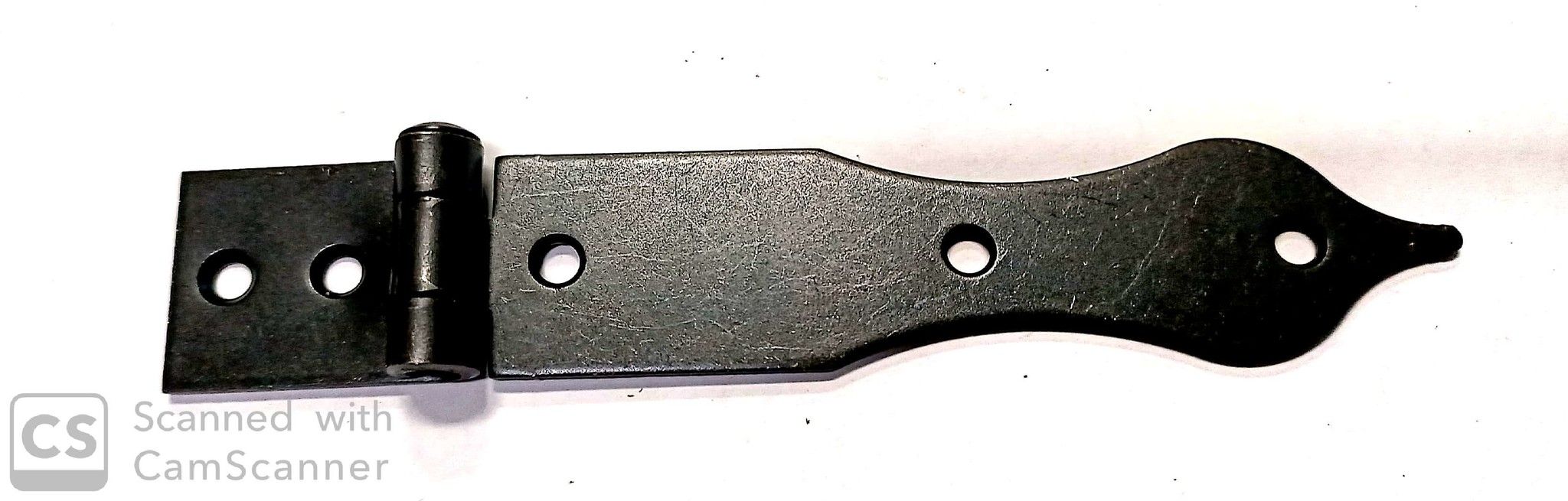 Cerniera mod. GOCCIA in ferro brunito con snodo piano mm 144