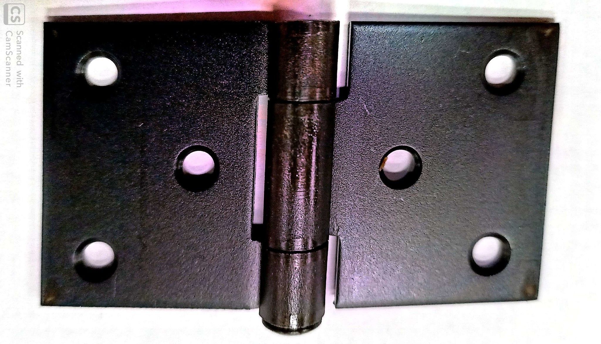 Cerniera mod. RETTANGOLARE in ferro brunito con snodo piano mm 73