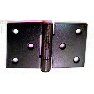 Cerniera mod. RETTANGOLARE in ferro brunito con snodo piano mm 73