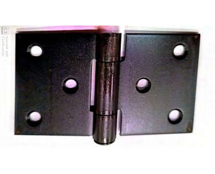 Cerniera mod. RETTANGOLARE in ferro brunito con snodo piano mm 73