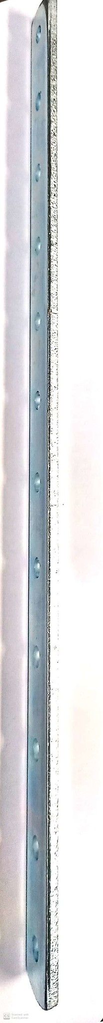 Lastrina diritta zincata multiforo mm 300 x 20 spessore mm 4