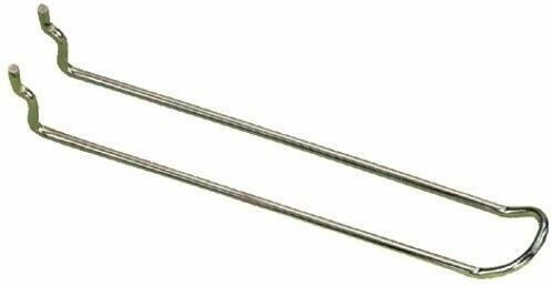 Gancio a doppio filo piegato cm 15 per pannelli forati/espositori