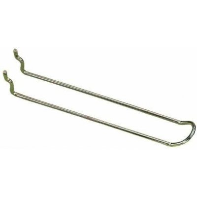 Gancio a doppio filo piegato cm 15 per pannelli forati/espositori