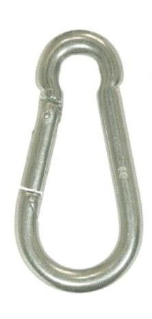 Moschettone pompiere inox mm  80 x 8 AISI 304