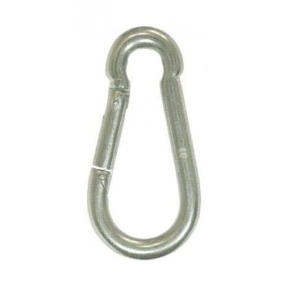 Moschettone pompiere inox mm 100 x 10 AISI 304