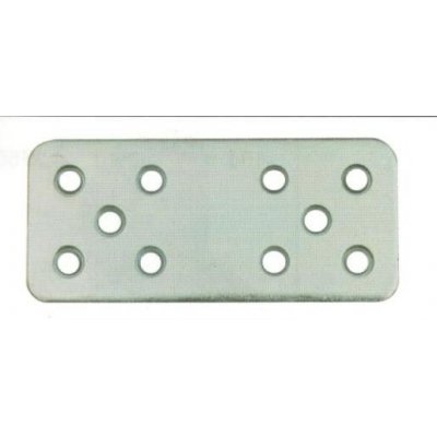 Piastrina pesante diritta cm 4 x 9 spessore mm 2,5