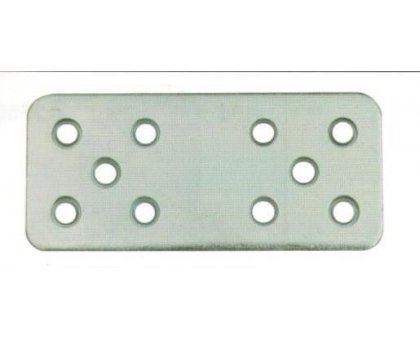 Piastrina pesante diritta cm 4 x 9 spessore mm 2,5