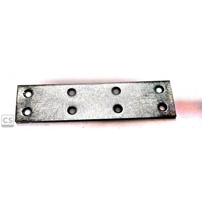 Piastra di giunzione diritta mm 120 x 30 spessore mm 2