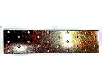 Piastra pesante diritta mm 200 x 50 fori mm 5 spessore mm 2,5