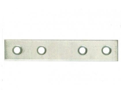 Lastrina diritta mm 60 x 15 a 4 fori spessore mm 2