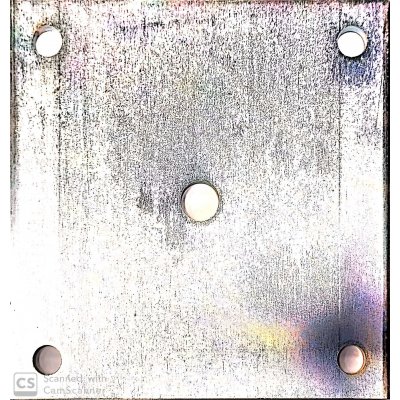 Piastra a pavimento mm 150 x 150