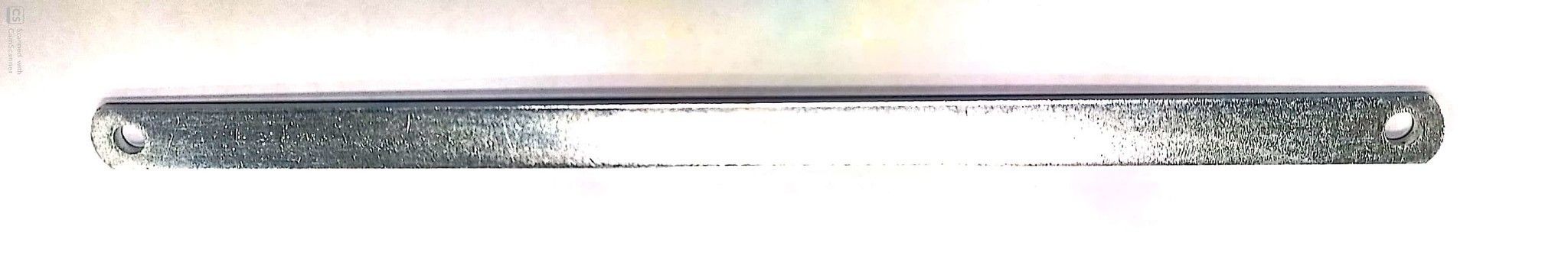 Lastrina diritta mm 190 x 10 a 2 fori spessore mm 2