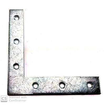 Angolo di rinforzo cm 10 x 10 larghezza mm 18 tipo pesante
