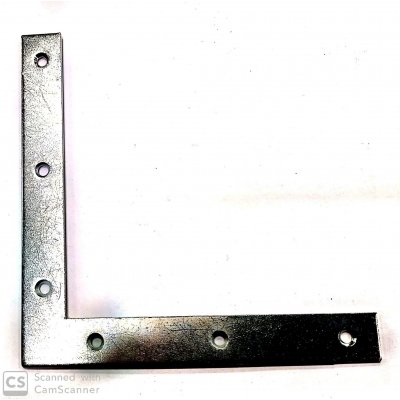 Angolo di rinforzo cm 14 x 14 larghezza mm 18 tipo pesante
